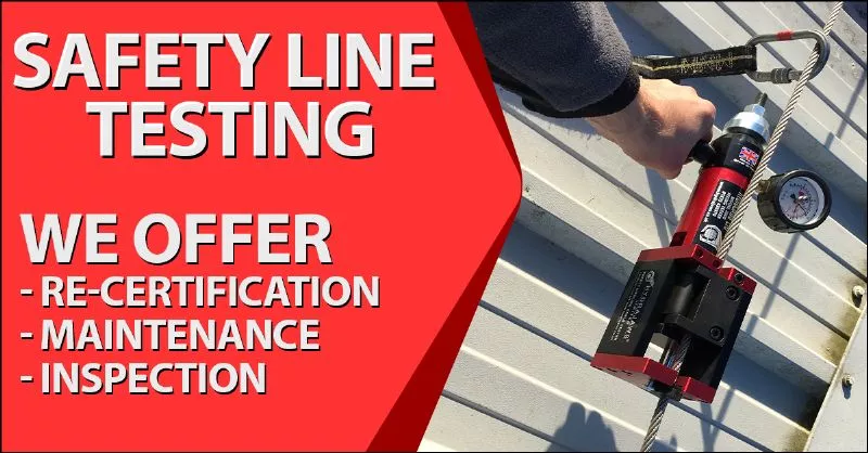 Safety Line Testing Derby Industrial Roofing - Derby, Derbyshire